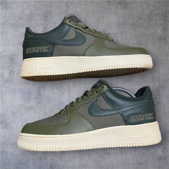 Nike Air Force 1 GORE-TEX Low Medium Olive CT2858-200 Men\'s Size 9.5 EUC
